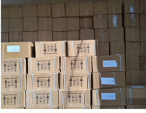 Container load of fake drugs declared as brushes intercepted by police in Lagos Fake drugs