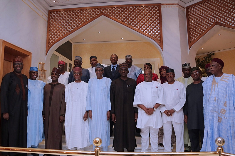 Buhari and Kalu and APC leaders