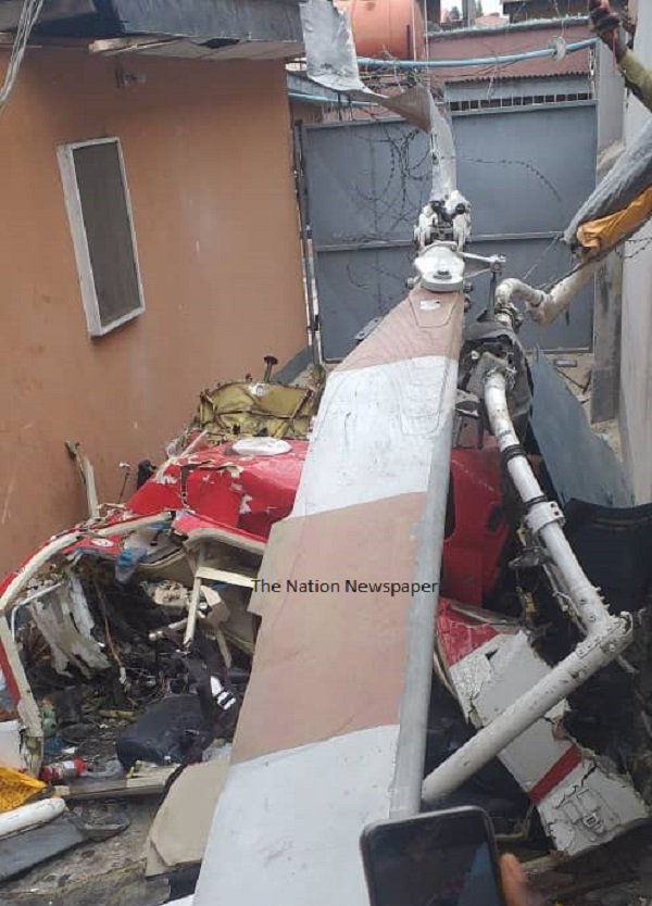 AIB begins probe of Lagos Copter Crash, as two are confirmed dead Helicopter crash