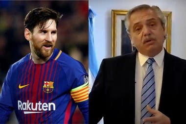 Argentina President wants Messi to complete career with home club Messi and Alberto Fernandez