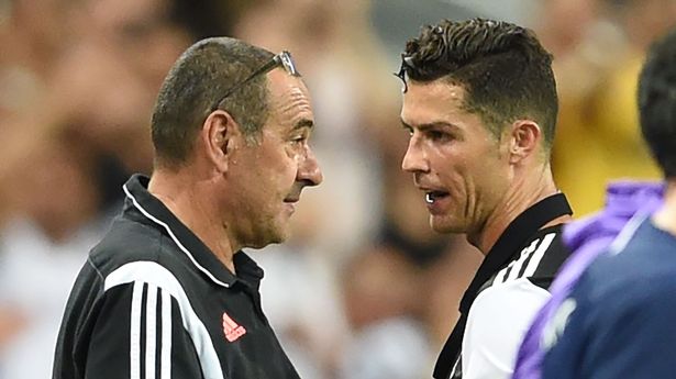 Sarri and Ronaldo