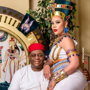 Fani-Kayode parts ways with wife, Precious Chikwendu FFK and wife