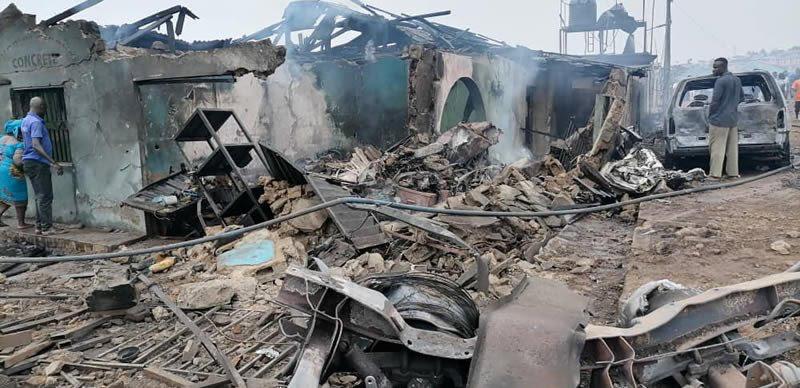 Several injured as gas explodes in Lagos community IMG-20200924-WA0026