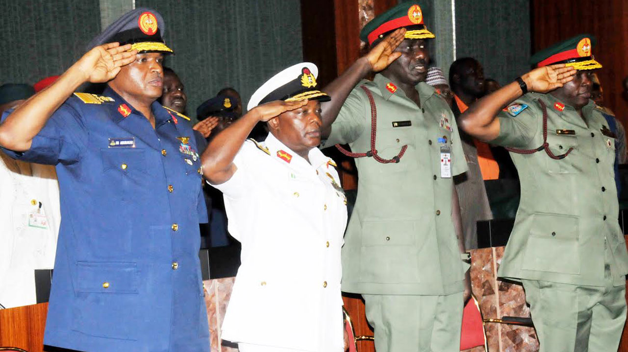Insecurity: Arewa Professionals ask Buhari to sack Service Chiefs service-chiefs